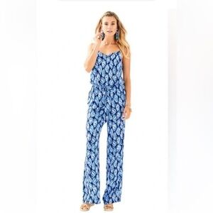 Lilly Pulitzer‎ Dusk Jumpsuit Shell High Tide L
